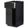 METOD / MAXIMERA - METOD / MAXIMERA Base cabinet with drawer/door, black/Nickebo matt anthracite, 40x60 cm