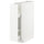 METOD / MAXIMERA base cabinet/pull-out int fittings, white/Axstad matt white, 20x60 cm