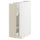 METOD / MAXIMERA base cabinet/pull-out int fittings, white/Havstorp beige, 20x60 cm