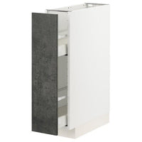 METOD / MAXIMERA - Base unit and pull-out accessories , 20x60 cm - best price from Maltashopper.com 29415264