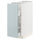 METOD / MAXIMERA base cabinet/pull-out int fittings, white/Kallarp light grey-blue, 30.0x80.0x60.0 cm