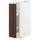 METOD / MAXIMERA base cabinet/pull-out int fittings, white/Sinarp brown, 20x60 cm