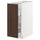 METOD / MAXIMERA base cabinet/pull-out int fittings, white/Sinarp brown, 30x60 cm