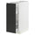 METOD / MAXIMERA base cabinet/pull-out int fittings, white/Upplöv matt anthracite, 30x60 cm