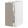METOD / MAXIMERA base cabinet/pull-out int fittings, white/Upplöv matt dark beige, 30x60 cm