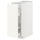 METOD / MAXIMERA - METOD / MAXIMERA Base cabinet/pull-out int fittings, white/Vallstena white, 30x60 cm