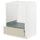 METOD / MAXIMERA - METOD / MAXIMERA Base cabinet for oven with drawer, white/Havstorp beige, 60x60 cm