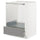 METOD / MAXIMERA - METOD / MAXIMERA Base cabinet for oven with drawer, white/Bodbyn grey, 60x60 cm