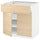 METOD / MAXIMERA - METOD / MAXIMERA Base cabinet with drawer/2 doors, white/Askersund light ash effect, 80x60 cm
