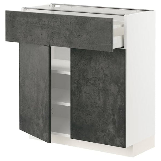 Ikea METOD / MAXIMERA - Mobile con cassetto/2 ante , 80x37 cm