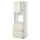 METOD / MAXIMERA hi cab f ov w dr/2 frnts/2 hi drwrs, white/Bodbyn off-white, 60x60x200 cm