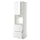 METOD / MAXIMERA hi cab f ov w dr/2 frnts/2 hi drwrs, white/Ringhult white, 60x60x220 cm