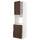 METOD / MAXIMERA - Hi cab f ov w dr/2 frnts/2 hi drwrs, white/Sinarp brown , 60x60x220 cm