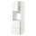 METOD / MAXIMERA - METOD / MAXIMERA Hi cab f ov w dr/2 frnts/2 hi drwrs, white/Vallstena white, 60x60x200 cm