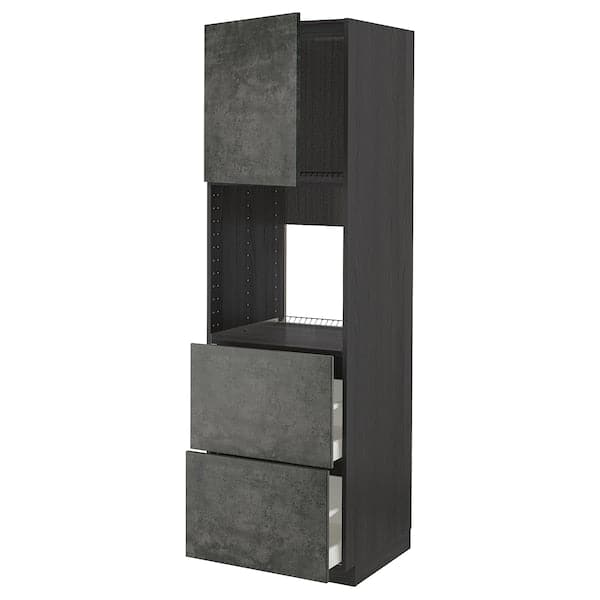 METOD / MAXIMERA - Mobile oven/cass/2front/2cass high , 60x60x200 cm