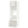 METOD / MAXIMERA hi cab f ov/combi ov w dr/2 drwrs, white/Ringhult light grey, 60x60x200 cm