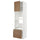 METOD / MAXIMERA - METOD / MAXIMERA Hi cab f ov/combi ov w dr/2 drwrs, white/Tistorp brown walnut effect, 60x60x220 cm