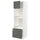 METOD / MAXIMERA - Hi cab f ov/combi ov w dr/2 drwrs, white/Voxtorp dark grey, 60x60x200 cm