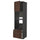 METOD / MAXIMERA hi cab f ov/combi ov w dr/2 drwrs, black/Sinarp brown, 60.0x220.0x60.0 cm