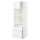 METOD / MAXIMERA high cab f oven/micro w dr/2 drwrs, white/Axstad matt white, 60x60x200 cm