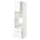 METOD / MAXIMERA high cab f oven/micro w dr/2 drwrs, white Enköping/white wood effect, 60x60x220 cm