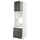 METOD / MAXIMERA - Oven/microwave/anta/2cassette cabinet , 60x60x220 cm