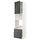 METOD / MAXIMERA - Oven/microwave/anta/2cassette cabinet , 60x60x240 cm