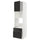 METOD / MAXIMERA - METOD / MAXIMERA High cab f oven/micro w dr/2 drwrs, white/Nickebo matt anthracite, 60x60x220 cm