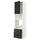 METOD / MAXIMERA - METOD / MAXIMERA High cab f oven/micro w dr/2 drwrs, white/Nickebo matt anthracite, 60x60x240 cm