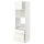 METOD / MAXIMERA - METOD / MAXIMERA High cab f oven/micro w dr/2 drwrs, white/Vallstena white, 60x60x200 cm