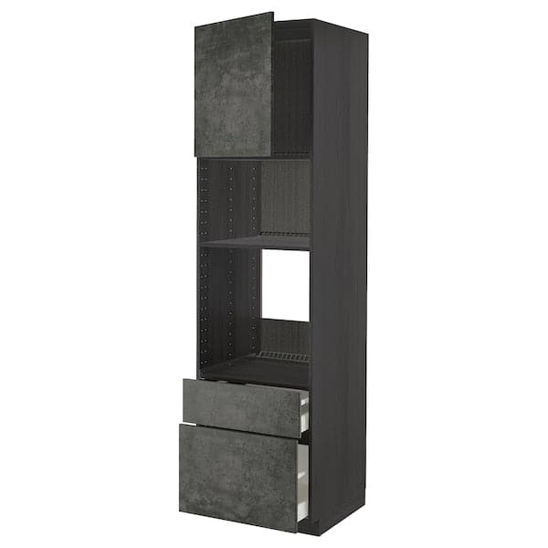 Ikea METOD / MAXIMERA - Mobile forno/microond/anta/2cassett , 60x60x220 cm