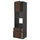 METOD / MAXIMERA - METOD / MAXIMERA High cab f oven/micro w dr/2 drwrs, black/Sinarp brown, 60x60x220 cm