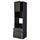 METOD / MAXIMERA - METOD / MAXIMERA High cab f oven/micro w dr/2 drwrs, black/Upplöv matt anthracite, 60x60x220 cm