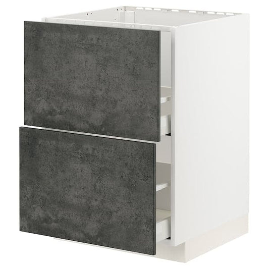 Ikea METOD / MAXIMERA - Mobile lavello/2frontali/2cassetti , 60x60 cm