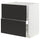METOD / MAXIMERA base cab f sink+2 fronts/2 drawers, Width: 80.0 cmDepth: 61.6 cmHeight: 88.0 cmFrame depth: 60.0 cmFrame height: 80.0 cm