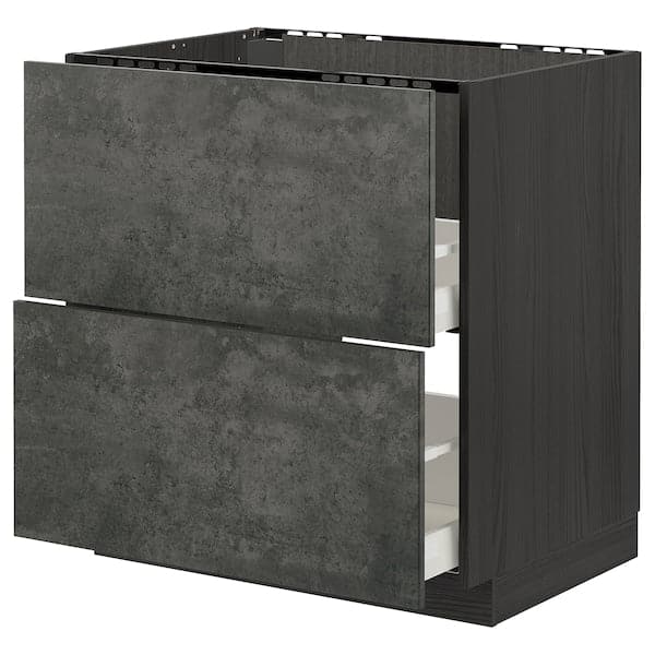 Ikea METOD / MAXIMERA - Mobile lavello/2frontali/2cassetti , 80x60 cm