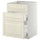 METOD / MAXIMERA - Base cab f sink+3 fronts/2 drawers, white/Bodbyn off-white