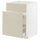 METOD / MAXIMERA - METOD / MAXIMERA Base cab f sink+3 fronts/2 drawers, white/Havstorp beige, 60x60 cm