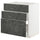 METOD / MAXIMERA base cab f sink+3 fronts/2 drawers