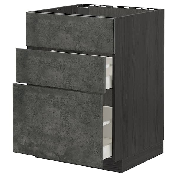 Ikea METOD / MAXIMERA - Mobile lavello/3frontali/2cassetti , 60x60 cm