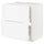 METOD / MAXIMERA base cab f hob/2 fronts/2 drawers, white Enköping/white wood effect, 80x60 cm