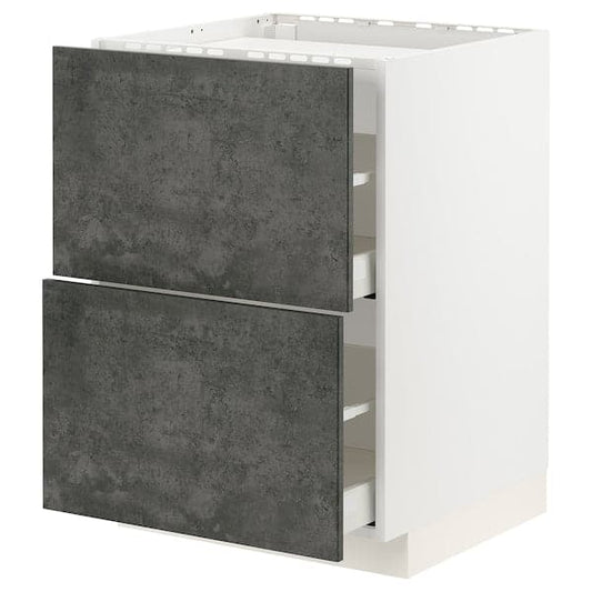 Ikea METOD / MAXIMERA - Mobile p cottura/2frontali/2casset , 60x60 cm