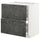 METOD / MAXIMERA base cab f hob/2 fronts/2 drawers