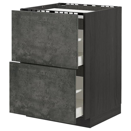 Ikea METOD / MAXIMERA - Mobile p cottura/2frontali/2casset , 60x60 cm