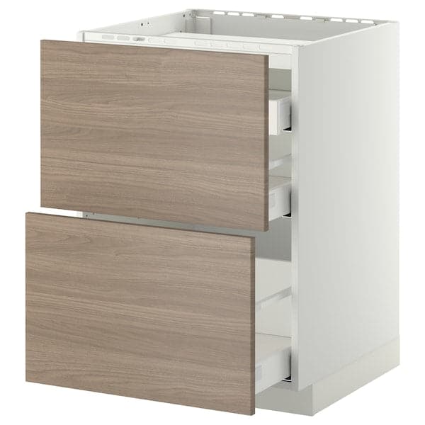 METOD / MAXIMERA - Cabinet p cooking/2frontal/3casset , 60x60 cm