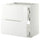 METOD / MAXIMERA base cab f hob/2 fronts/3 drawers, white/Ringhult white, 80x60 cm