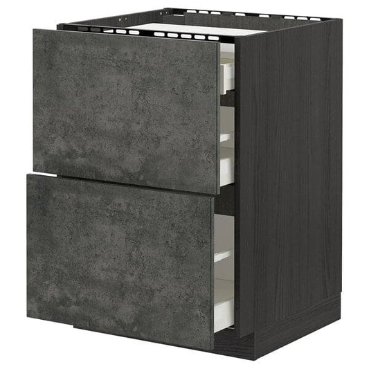 Ikea METOD / MAXIMERA - Mobile p cottura/2frontali/3casset , 60x60 cm