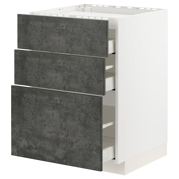 Ikea METOD / MAXIMERA - Mobile p cottura/3frontali/3casset , 60x60 cm