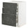 METOD / MAXIMERA base cab f hob/3 fronts/3 drawers, Width: 60.0 cmDepth: 61.6 cmHeight: 88.0 cmFrame depth: 60.0 cmFrame height: 80.0 cm