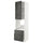 METOD / MAXIMERA high cabinet f oven+door/2 drawers, Width: 60.0 cmDepth: 61.6 cmHeight: 228.0 cmFrame depth: 60.0 cmFrame height: 220.0 cm